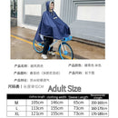 Adult/Children's Poncho Raincoat.