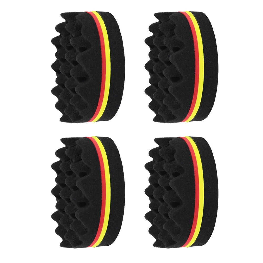 Oval Double Side Magic Twist Hair Sponge