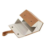 PU Leather Portable Storage Case For 5 Pairs of Glasses