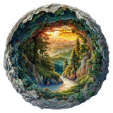 Flat Wooden Puzzles With 3D Visual Effect
