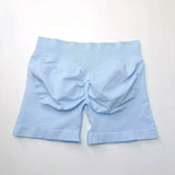 NCLAGEN 4.5" Women's  Low Ribbed Band Scrunch Butt Seamless Impact Shorts