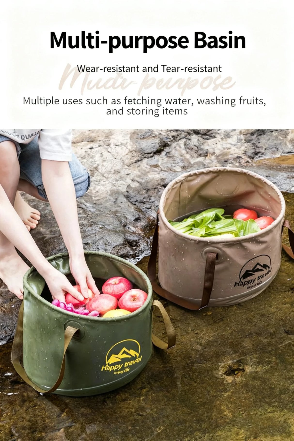20L Foldable Water Bucket