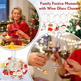 Christmas Wine Glass Charms