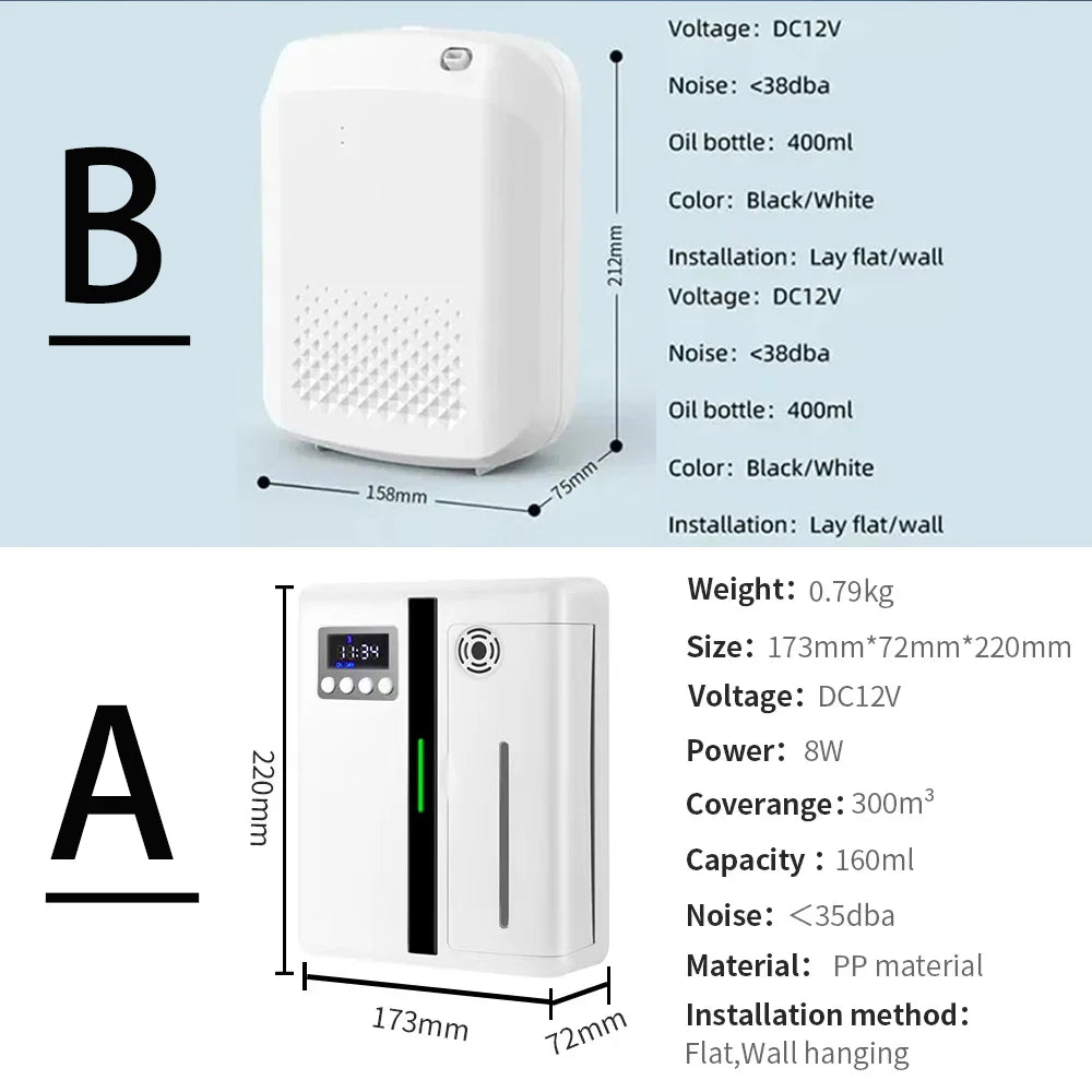 Fragrance Bluetooth Essential Oils Diffuser With Electric Built-in Fan