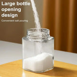 Moisture-proof Seasoning Bottle That Can Extrude 0.5 Grams Of Salt Or Sprinkle Larger Measurements Without Clumping