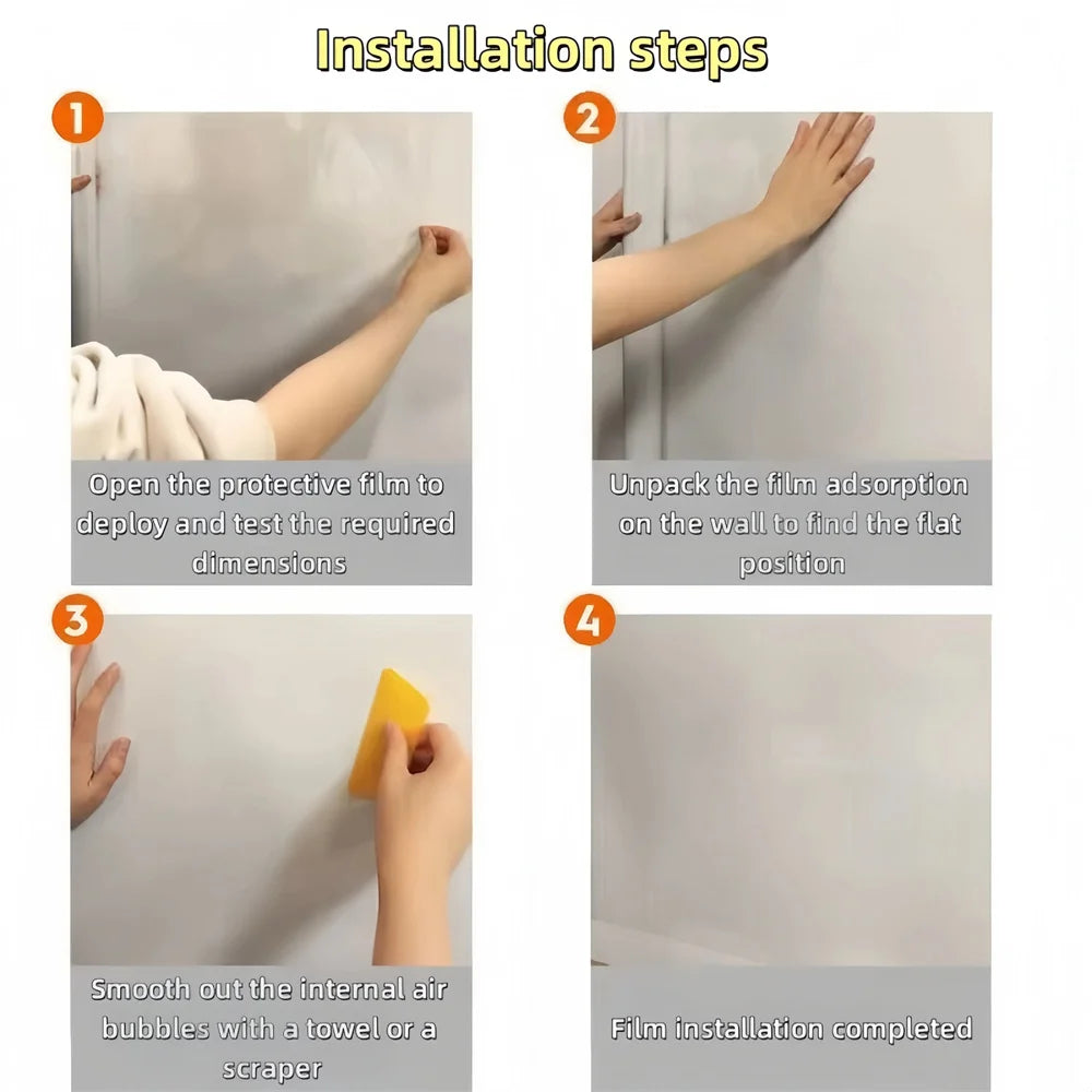 2/3/5/10M Electrostatic Wall Protective Clear Film