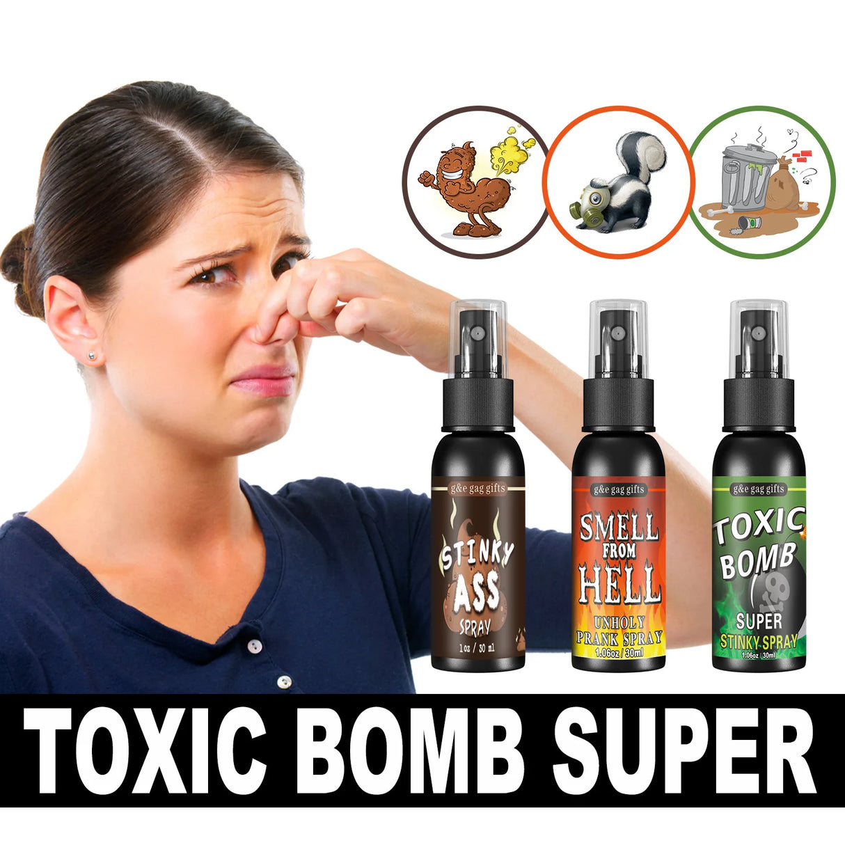 Adult's Hilarious Non Toxic Fart Smell Spray For Gag Gifts