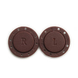 Invisible Magnet Buttons that can be sewed on to clothing.