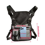 Men's Workwear functional vest chest bag