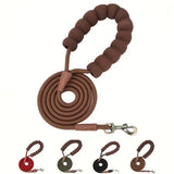 Heavy Duty Durable Rope Leash With Soft Handle for Small, Medium Pets