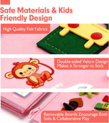 Montessori Toddler Busy Board For Educational Activity Motor Skills