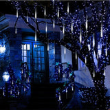 Christmas LED 30cm Or 50cm Meteor Shower Color Lights, 8 Per String