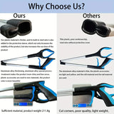 1pc 32" Folding Wide Claw Garbage Picker Tool