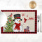 Christmas linen Table place mats