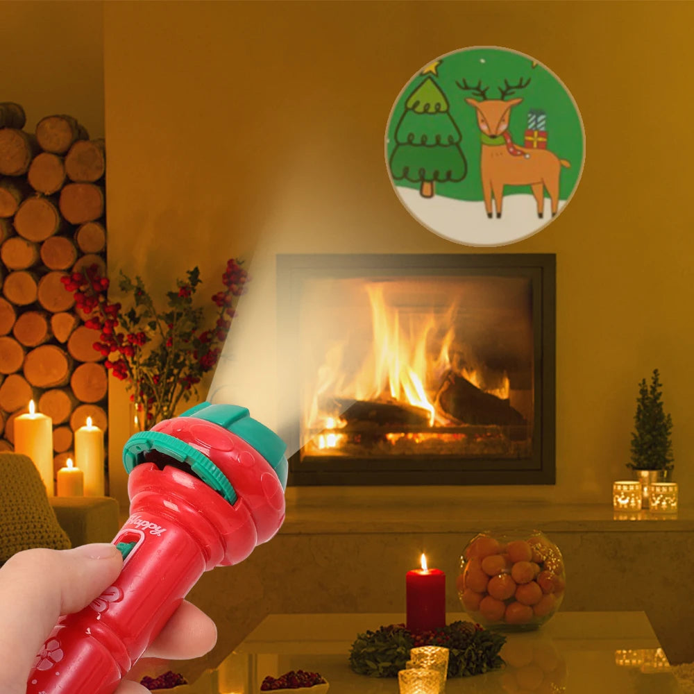 Children's Christmas Projector Flashlight.