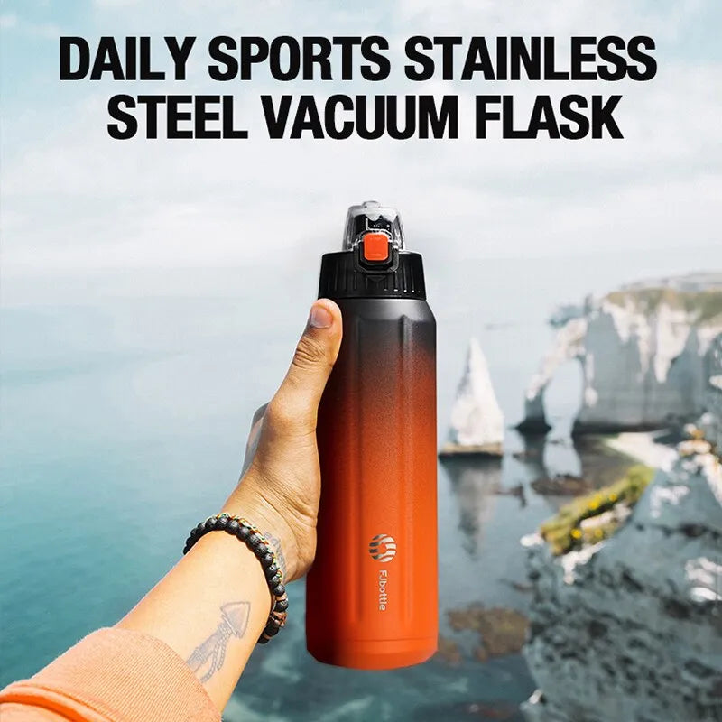 FJbottle Stainless Steel 600ml/21oz Insulated Leak-Proof, BPA-Free Water Bottle