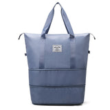 Women's AOTTLA casual handbag/carry on luggage bag for traveling.  Double zipper on bottom to expand bag..