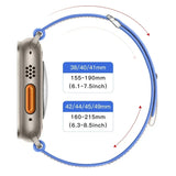 Trail Loop Sports Nylon Wristband Strap For Apple Watch Ultra 2 49mm Series 9 8 7 45mm 41mm  For iWatch 6 5 4 3 SE 44mm 40mm 42mm