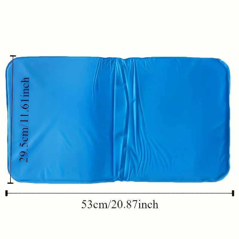 Blue Hand Wash Gel Ice Pack Cushion For Cooling Or Neck Support