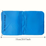 Blue Hand Wash Gel Ice Pack Cushion For Cooling Or Neck Support