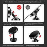 Double-sided Magnetic Universal Phone Holder.  Attaches to All Metal Surfaces.