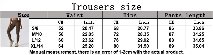 Women High Waist Seamless Push Up Fitness Leggings