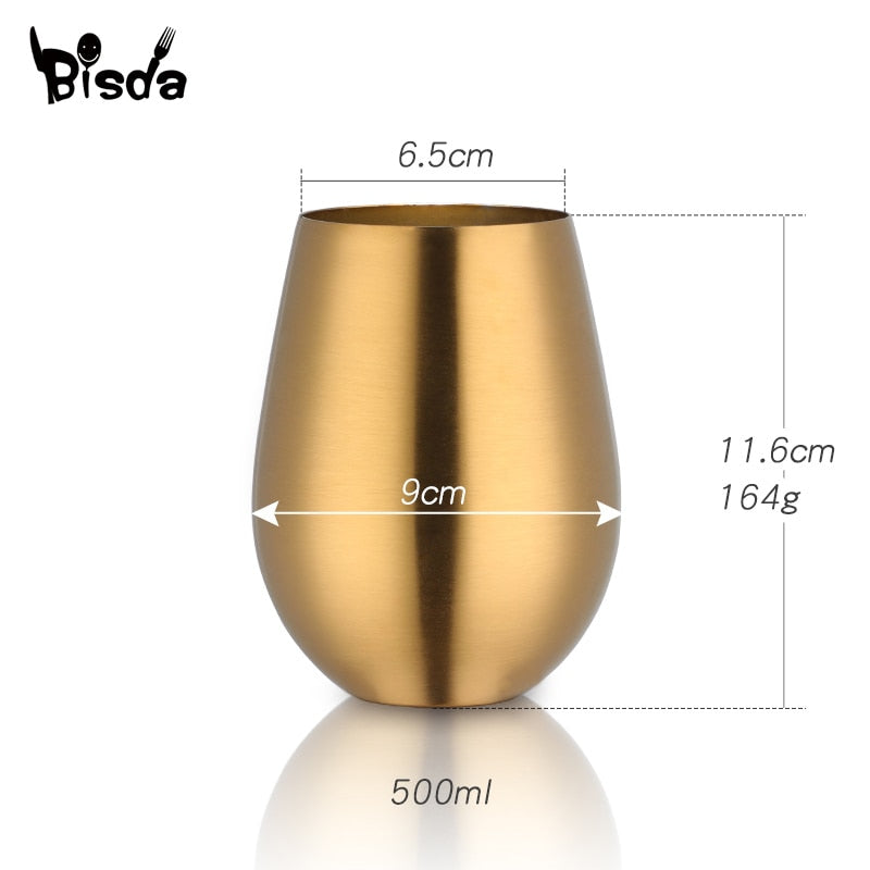 500ml Stainless Steel Tumbler Cups For Cocktail.