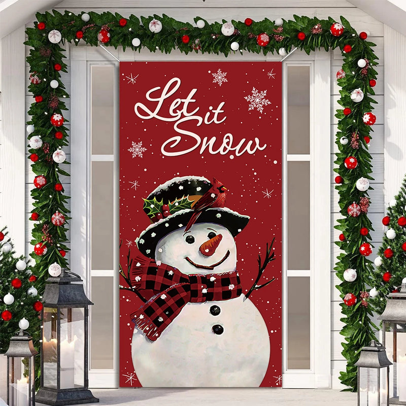 Christmas Hanging Door Banners  Decoration