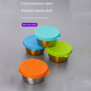 Leak Proof Condiment Containers with Lids OR Squeezable Sauce Bottles.