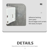 Wall Mounted Qtip Cotton Ball Floss Canisters With Lids