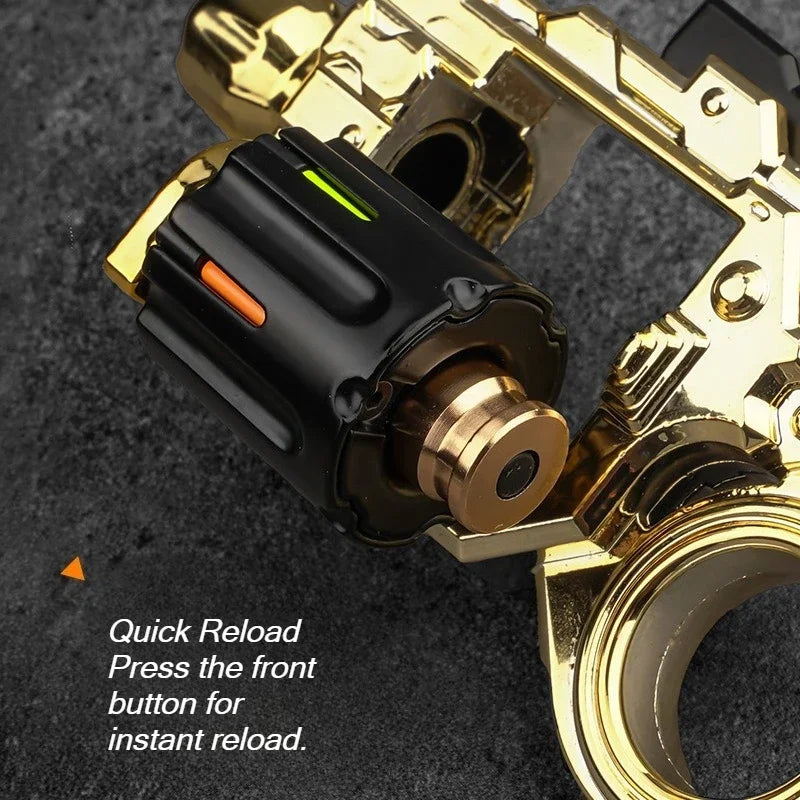 Metal Fidget Spinner Revolver For Stress Relief