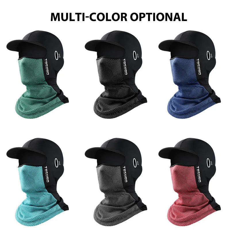 1pc Silk Sunscreen Head Cover For Cycling, Motorcycle Or Fishing