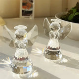 Crystal Christmas Angel Statue