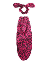 Ladies Satin Sleep Cap with Tie And Hairband