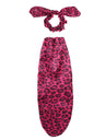Ladies Satin Sleep Cap with Tie And Hairband
