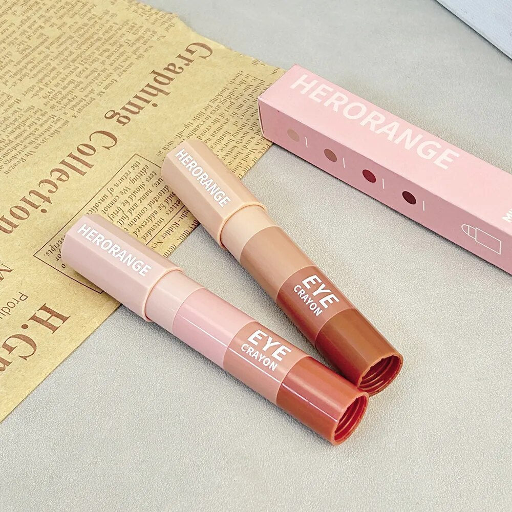 4 In1 Pearlescent ,Waterproof  Highlighter Eyeshadow Stick.