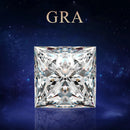 Princess Cut Moissanite Loose Gemstone 0.06ct-10ct D Color VVS1 Diamond with Certificate