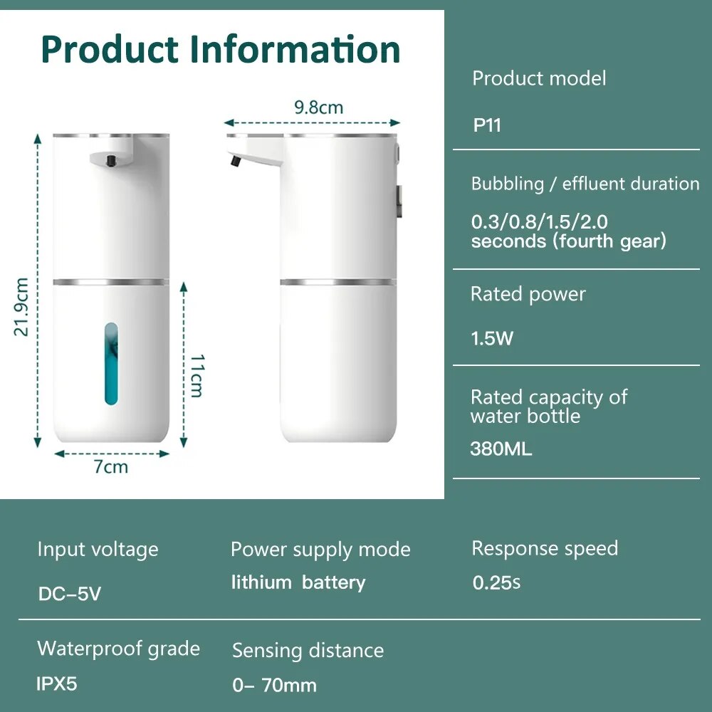 Xiaomi 380ml Infrared Touchless Automatic Soap Dispenser.