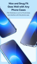 Baseus 2Pcs Screen Tempered Protector Glass Film For iPhone 14 Pro Max Protector For iPhone 13 Pro.