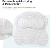 Bath Pillow for Neck & Back Support with Strong Suction Cups