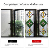 Electrostatic Vintage Stained Glass Window Sticker