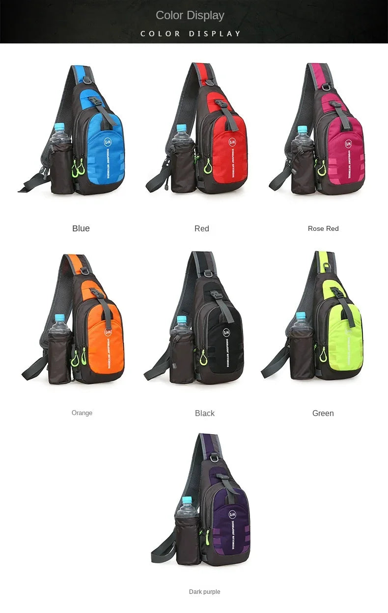 Fashion Men Women Handbag Sport Belt Waist Pack Pouch Shoulder Bag Water Bottle Holder Bag for Running Jogging Hiking