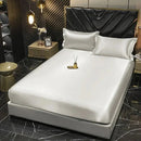 Satin High-end Blending Natural Mulberry Silky Duvet Cover Bedding Sets.