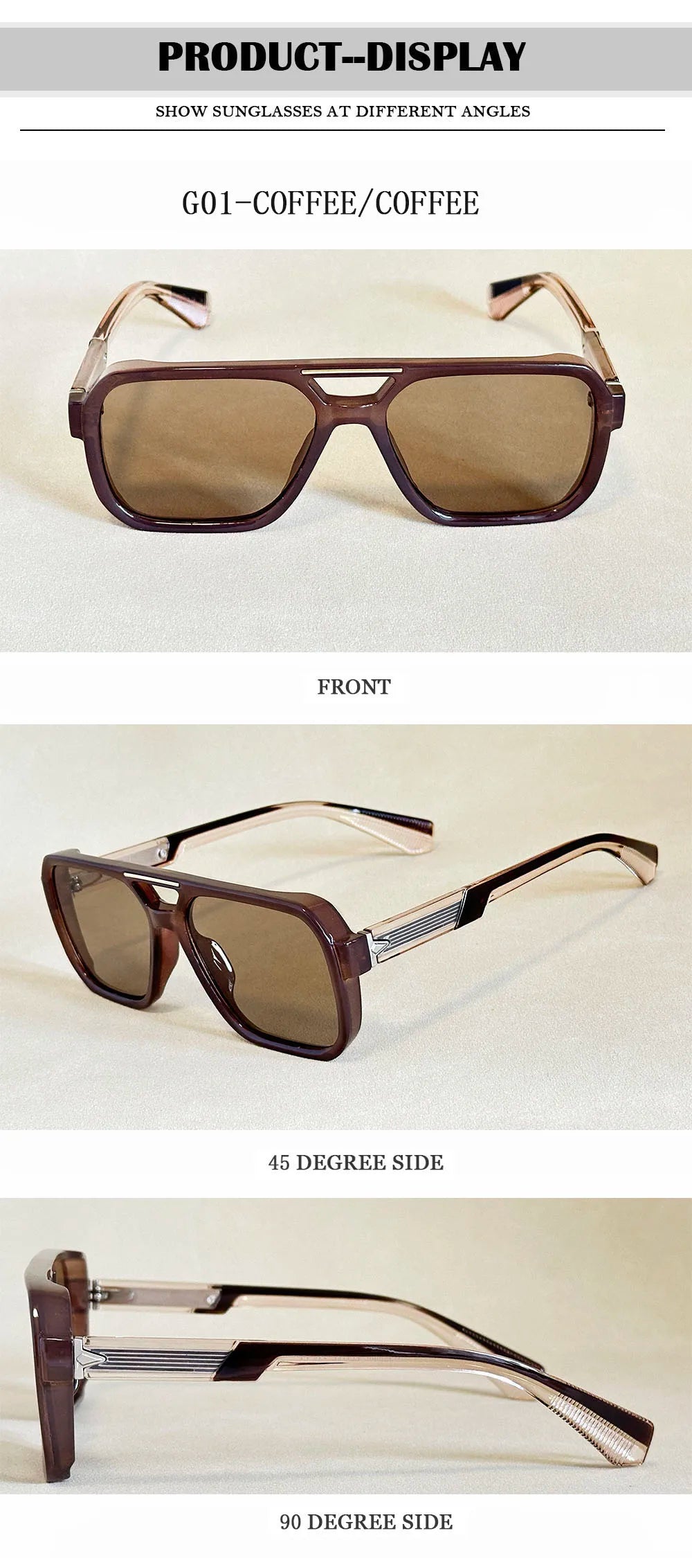 Men Or Women's Square UV400 Sunglasses