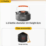 Ultralight Aluminum Camping Cookware With Storage Bag