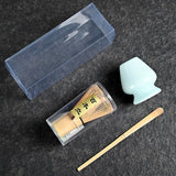 3/4pcs Matcha Bamboo Whisk Teaspoon And Ceramic matte Bowl