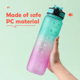 1L BPA Free Reusable Thermal Plastic Drinking Bottle