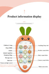 Children's Soft Plastic Music And Light Simulation Mobile Phone