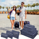 Men And Women's 6pcs Multifunction Waterproof Packing Cubes