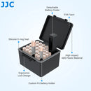 JJC Multi Slot Waterproof Battery Case for 18650/ AA/ AAA Batteries And Tester..